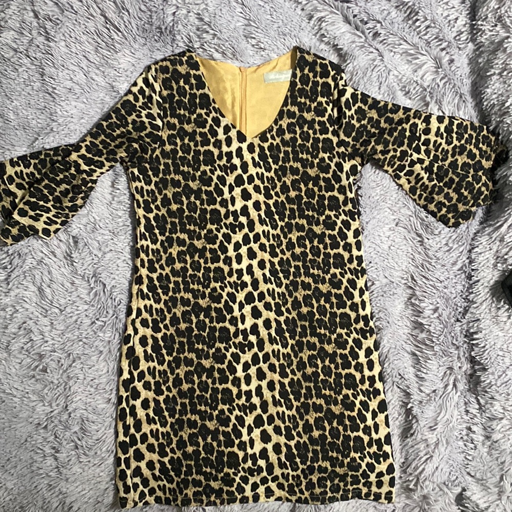 NWOT leopard dress